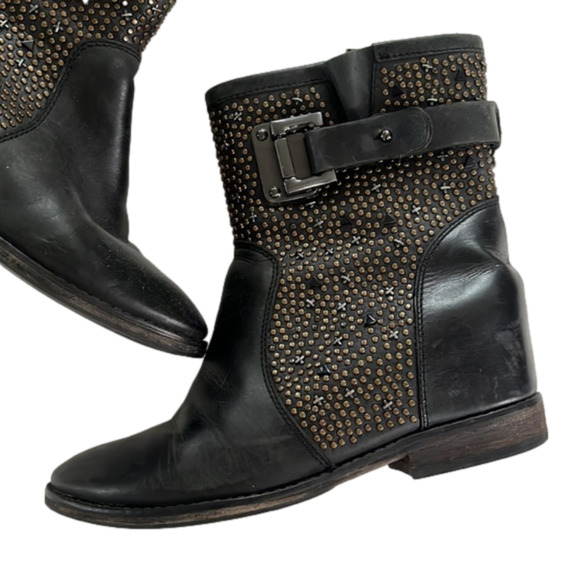 HOUSE of Harlow 1960 Leather Biker Boot size 38 Colin - Picture 3 of 8